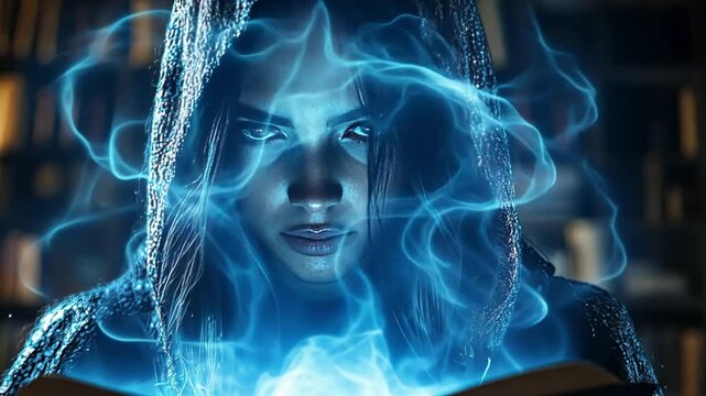 Enigmatic Sorceress: A Mystical Portrait of Power and Arcane Knowledge