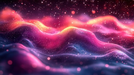 Fototapeta premium Abstract swirling waves of color