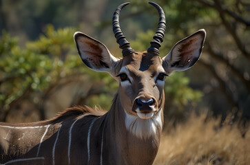 Naklejka premium Elegant Lesser Kudu