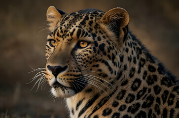 Leopard Side Profile