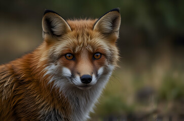 Fototapeta premium Striking Red Fox