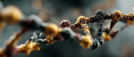 DNA Model Structure Closeup