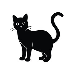 Halloween Black Cat Silhouette