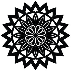 vector snowflake ornament