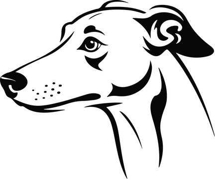 recommend clip art: Dog Head Silhouette Vector | Pet Face Clipart Set Minimal Dog Face Outline | Puppy Head Icon Collection