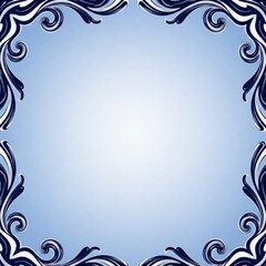 vintage floral frame