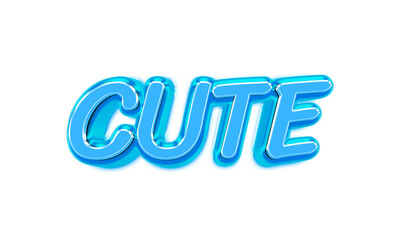 3d cute text style effect template, transparent text effect. A Modern 3D Typography Look text effect design