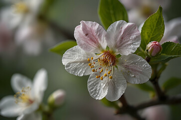 Obraz premium Soft Pink Apple Blossom