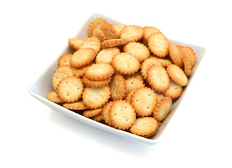 Cookies isolated on white background