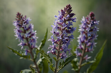 Obraz premium Radiant Clary Sage Detail
