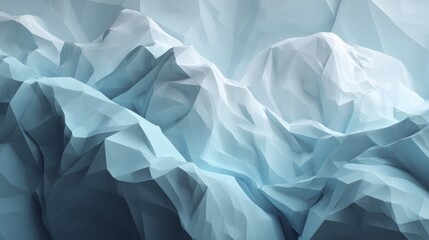 Fototapeta premium Cool toned background with a smooth icy t-3 - frost-covered patterned sleek