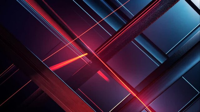 Abstract geometric background with intersecting lines and vibrant colors