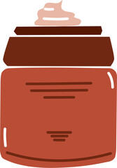 vector illustration of a face cream