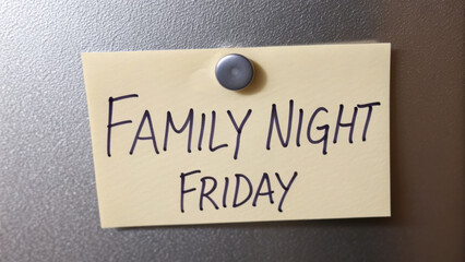 Family night is cherished time that brings everyone together to share life and pursue goals