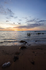 Scenic sunset view at Mindil Beach, Darwin, Australia.
