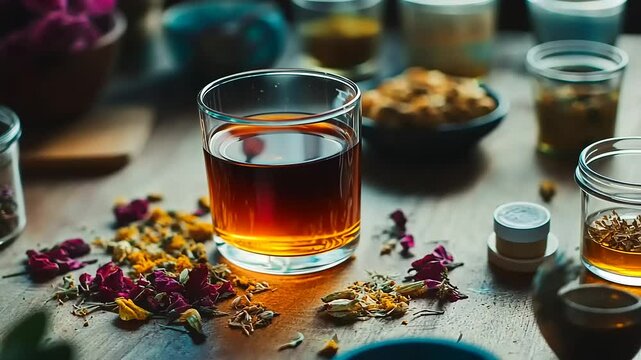 Exploring Natural Remedies: Preparing Herbal Infusions with Flowers and Spices