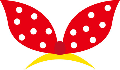 리본 머리띠 일러스트