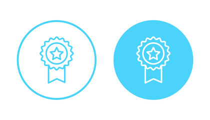 Badge icon vector. Awards icon vector. Achieve sign and symbols. Stamp