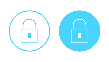 Lock icon vector. Padlock sign and symbol. Encryption icon. Security symbol