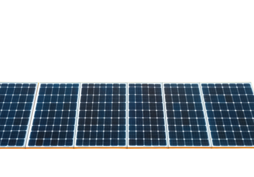 Solar panel, white isolate background