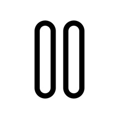 The image is a black and white photo of the number two.