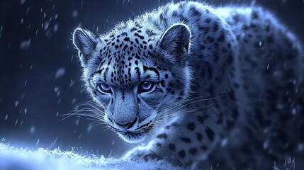 Fototapeta premium Snow Leopard