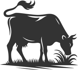 Cow vector silhouette