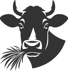 Cow vector silhouette