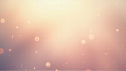 A soft, blurred background with warm tones and glowing bokeh lights scattered throughout. The image evokes a dreamy and serene atmosphere. Generative, AI,