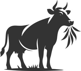 Cow vector silhouette