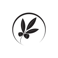 Eucalyptus leaves logo vector