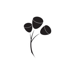 Eucalyptus leaves logo vector