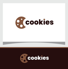 Letter C and Cookies Logo