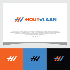 Letters HV Logo for personal business or company