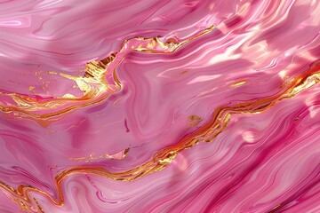 abstract background of pink and gold marble pattern