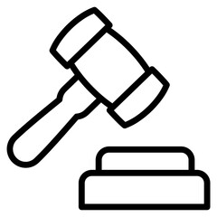 Court Gavel Icon