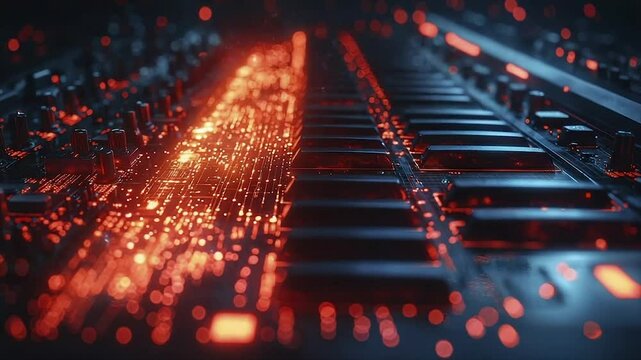 Advanced electronic music production keyboard