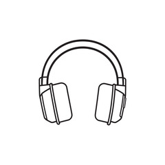 Fototapeta premium headphones isolated on white background