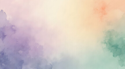 Obraz premium Abstract Watercolor Painting with Pastel Colors