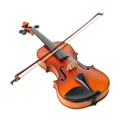 Fototapeta premium Violin performance art studio photography isolated close-up elegance