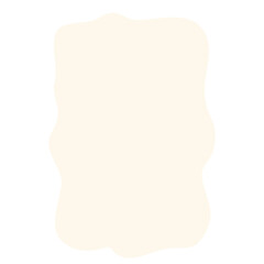 Smooth abstract beige shape with rounded edges on black background. Ideal for clean mockups, minimalist layouts, digital design templates, or modern aesthetic visual elements.