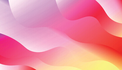 Modern Waves. Futuristic Technology Style Background. For Creative Templates, Cards, Color Covers Set. Vector Illustration with Color Gradient.