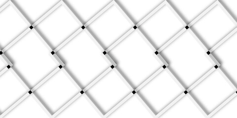Fototapeta premium soft square white and grey pattern line geometric background. 
