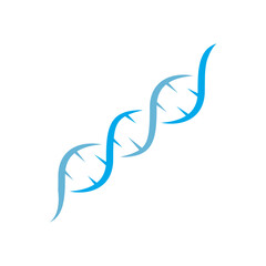 scientific Dna logo vector icon illustration