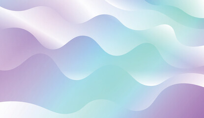 Modern Waves. Futuristic Technology Style Background. For Creative Templates, Cards, Color Covers Set. Vector Illustration with Color Gradient.
