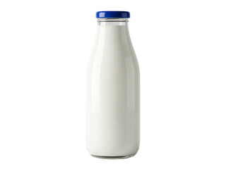Milk bottle glass container png on transparent background