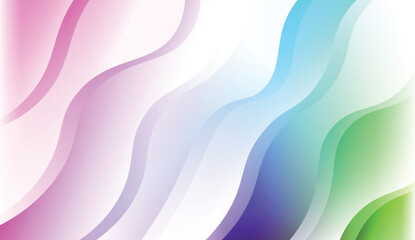 Futuristic Color Design Geometric Wave Shape. For Template Cell Phone Backgrounds. Vector Illustration with Color Gradient.