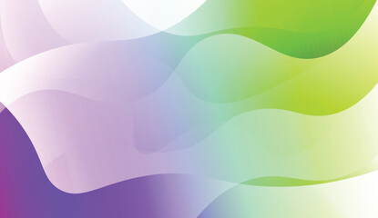 Wave Abstract Background. For Your Design Wallpaper, Presentation, Banner, Flyer, Cover Page, Landing Page. Vector Illustration with Color Gradient.