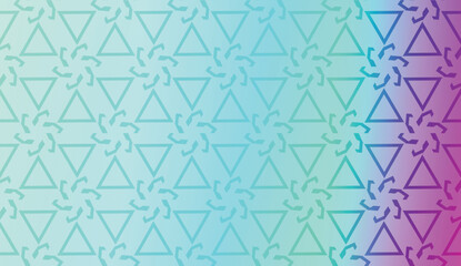 Smart background with decorative geometric layot. Vector illustration. Gradient color