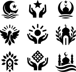 sketch vector illustration silhouette design decoration ornament icon logo symbol mascot religious and cultural religion ethnic traditional abstract modern minimalist  